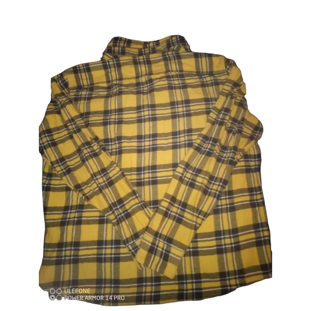 Abercrombie And Fitch Flannel yellow black - Picture 4 of 7